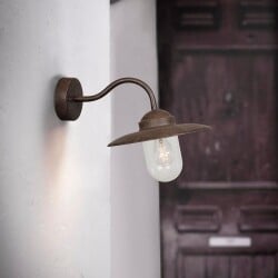 Outdoor wall light Luxembourg stainless steel e27