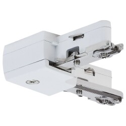 URail System Light&Easy L-Verbinder in Weiß starr