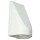 LED Wandleuchte, weiß, Aluguss, Blasenglas, IP43, 190mm