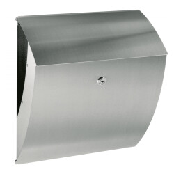 Wall mailbox a-142689, stainless steel, 410x360x205mm