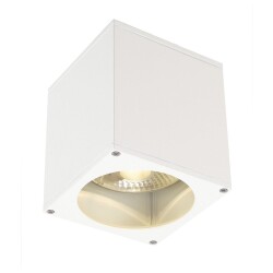 Buiten plafondlamp Groot Theo, wit, 130 mm, gu10