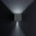 LED Wandleuchte Siri 44 in schwarz-matt 2x 3W 520lm IP54 Lichtaustritt verstellbar