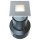 LED Bodeneinbauleuchte Basic Square in Silber 0,55W 14lm 3000K