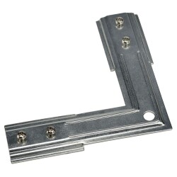 1-phase rail system, mounting rail, L-connector, stabiliser