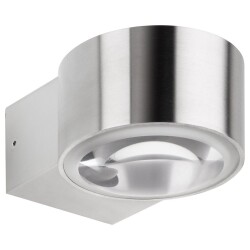 Wall light a-244374, stainless steel, float glass, g9,...