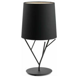 Decorative faro table lamp Tree Black