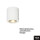 LED Deckenspot Enola C, Aluminium, weiß, 3000K, 850lm, 107 mm
