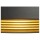 Pendelleuchte Forchini in mattiert schwarz, gold, 500 mm, Innenfläche geriffelt
