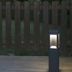 LED Außenwandleuchte Naya in Grau 500 mm