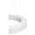 LED Pendelleuchte Medo Ring in weiß, Ø 600 mm
