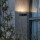 Schlichte Außenwandleuchte Taima aus Aluminium in dunkelgrau, Leuchtkopf drehbar