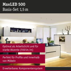 Function MaxLED 500 Basisset 1,5m Warmweiß 10W...