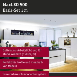 Function MaxLED 500 Basisset 3m Tageslichtweiß 17W...