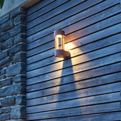 led outdoor wall light Slots made of aluminium in...