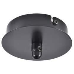Ceiling rose Fitu, 1 outlet, round, incl. strain relief,...