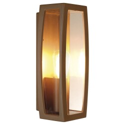 Wall light Meridian Box, e27, stainless steel, ip54