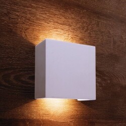 LED Wandaufbauleuchte Quinta in Weiß 2x2,75W 270lm