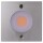 LED Möbelaufbauleuchte Fine Square in Silber-Matt 12V 3W