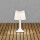 Dekorative Solar LED Tischleuchte Assisi aus Kunststoff in weiß, IP44