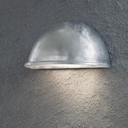 Moderne LED Wandleuchte Torino aus galvanisiertem Stahl...