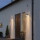 Moderne Wandleuchte Modena aus galvanisiertem Stahl und Acrylglas in klar, mit zwei Dekoringen, GU10 Fassung, IP44