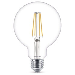 Philips LED Lampe ersetzt 60W, E27 Globe G93, klar...