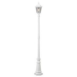 Tasteful pole lamp Firenze made of aluminium and glass in...