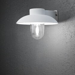 Timeless wall lamp Mani made of aluminium and glass in...