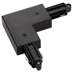1-phase rail system, surface-mounted rail, L-connector