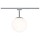 LED URail System Leuchte Globe, dimmbar, Metall, Glas, Ø 200 mm, chrom matt