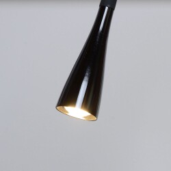 Flexible Schreibtischleuchte Zozy in schwarz, inkl. LED