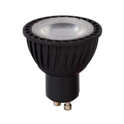 led bulb gu10 reflector - mr16 in black 5w 320lm 3000k