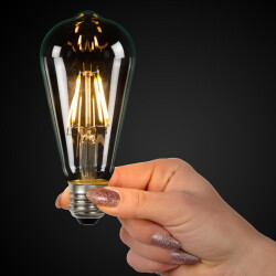LED Leuchtmittel E27 ST64 in Transparent 5W 600lm 1er-Pack