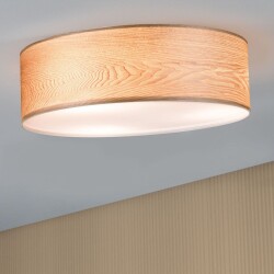 Neordiaanse plafondlamp Liska, 3 x e27, hout, metaal