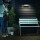 Philips myGarden LED Außenwandleuchte Bustan in anthrazit, mit Bewegungsmelder, 2700K