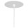 LED Pendelleuchte Helia, rund, flache Rosette, 3000 K, weiß, 450 mm