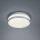 LED Deckenleuchte Zelo in weiß und Chrom 12W 940lm IP44 230mm