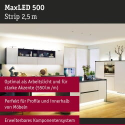 Function MaxLED 500, silber, Erweiterung, 2,5 m,...