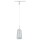 URail LED Pendulum Arido II 5W GU10 Chrom matt mit klarem und satiniertem Glas 490lm