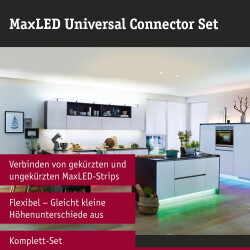 MaxLED Universal Verbinder 2er-Pack Weiß