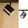 1-Phasen Stromschienenspot Enola C, 3000K, 900lm, schwarz, 35°