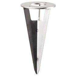 Stainless steel ground spike for Helia led Spot