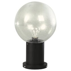 Base luminaire made of cast aluminium, bubble glass, e27,...