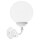 Wall lamp a-343993, white, cast aluminium, opal acrylic glass, e27, ip43, 430x340x250mm