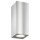 Wall light a-344036, stainless steel, cast aluminium, 2x gu10, float glass, ip54, 165x70x80mm