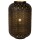 Tischleuchte Tahar im orientalischen Stil, schwarz, 390mm