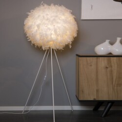 Floor lamp Goosy Soft, white, e27, 500mm