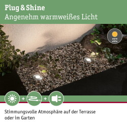 LED Plug & Shine 3er Komplettset Mini...