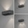 Eckige LED Außenwandleuchte Monza anthrazit verstellbarer Lichtaustritt