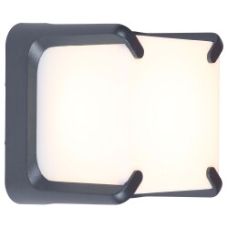 LED Wandleuchte Armor in Anthrazit 8,7W 650lm IP54